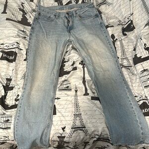 Old Navy mens light wash jeans straight fit
